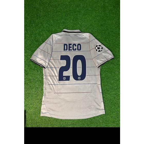 Deco #20 - Barcelona 20042005 Retro Jersey Trikot Soccer Shirt